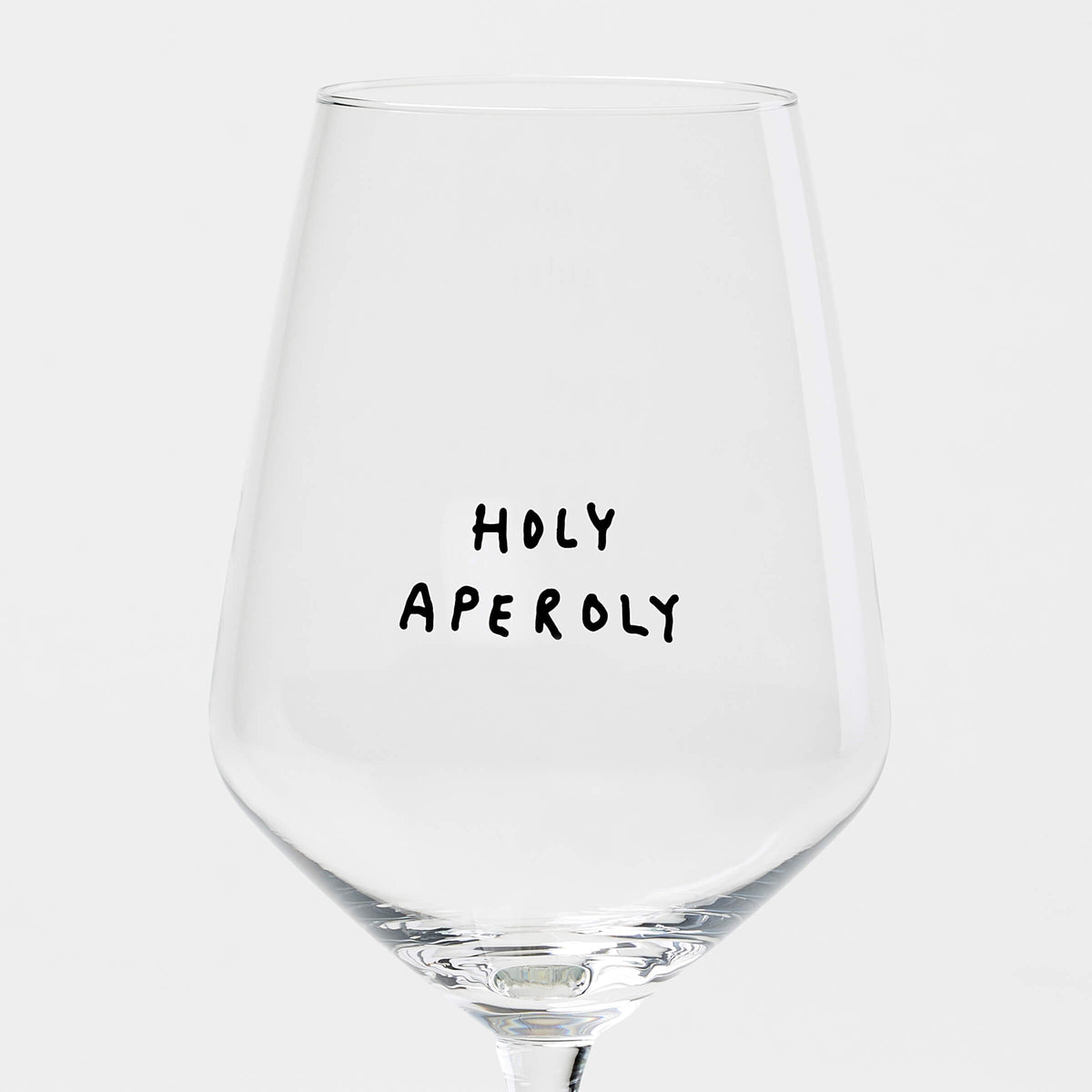 "Holy Ape" Weinglas
