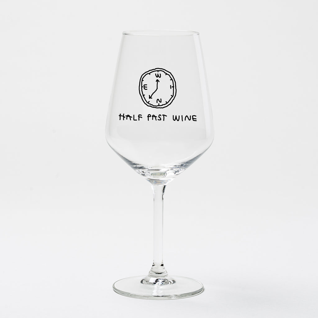 "Half Past Wine" Weinglas